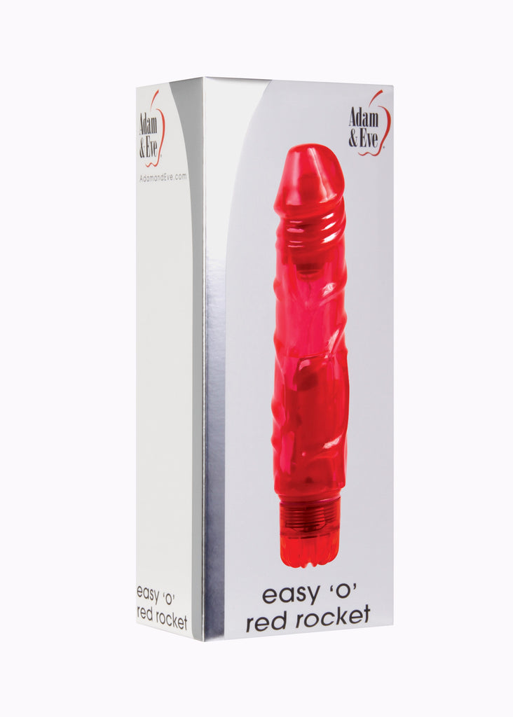 Adam & Eve - Easy 'o' Red Rocket Flexi Vibrating Dildo KinkySoiree Adam & Eve - Easy 'o' Red Rocket Flexi Vibrating Dildo KinkySoiree